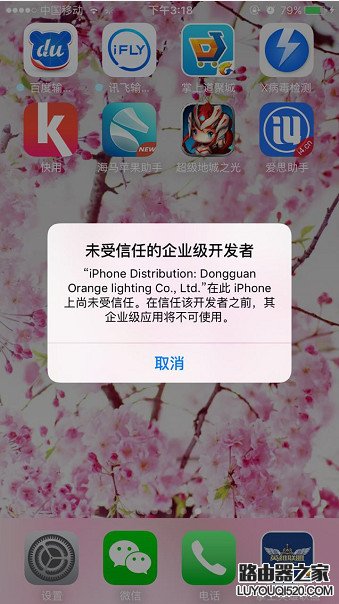 IOS9提示