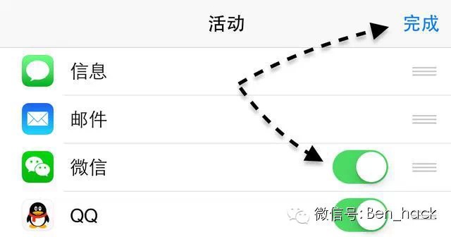 苹果iPhone手机怎么直接在相册里把照片分享到微信