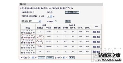 如何查看每个电脑的流量