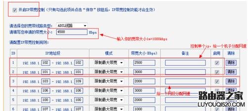 无线路由器怎么限制局域网网速