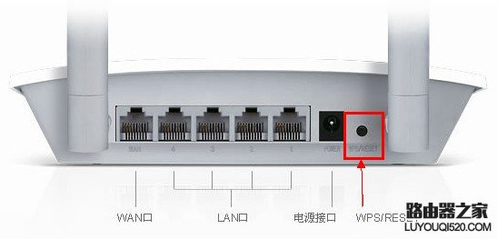 fast无线路由器reset按键