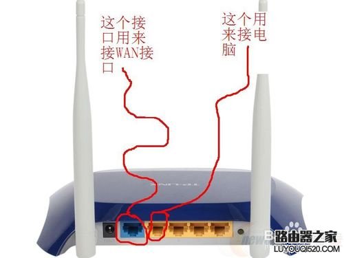 怎样只用一个WAN接口设置路由器