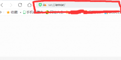 360浏览器输入网址显示se://error/错误怎么办